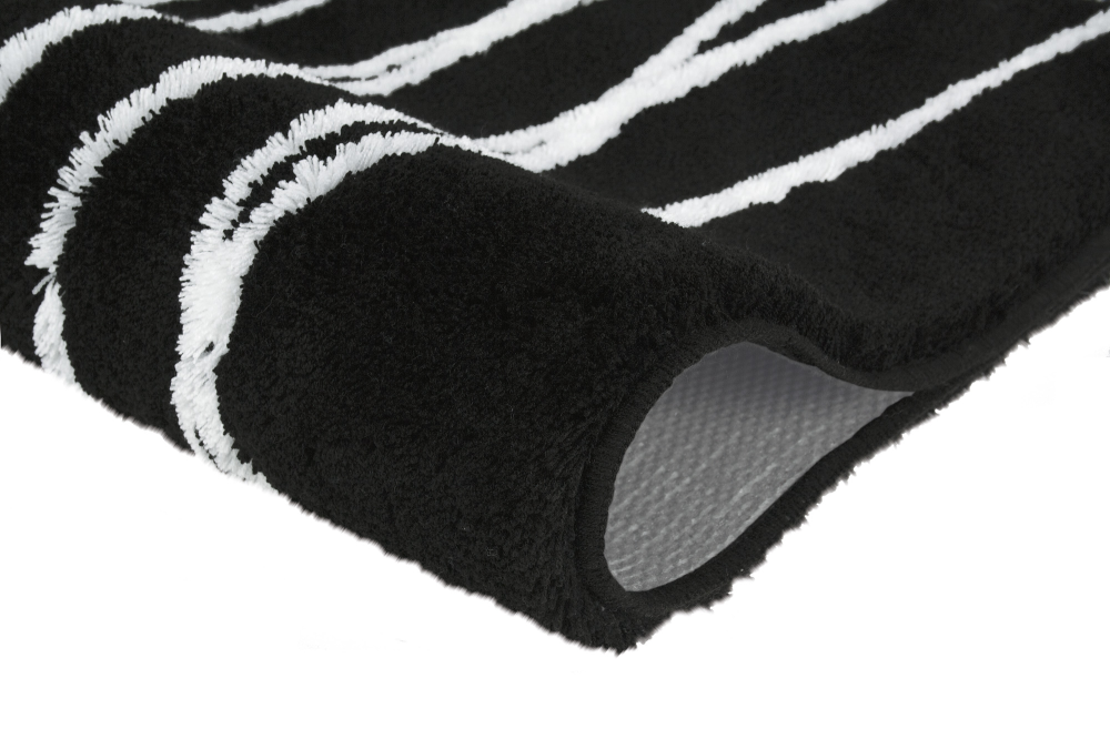 Badteppich Tira schwarz