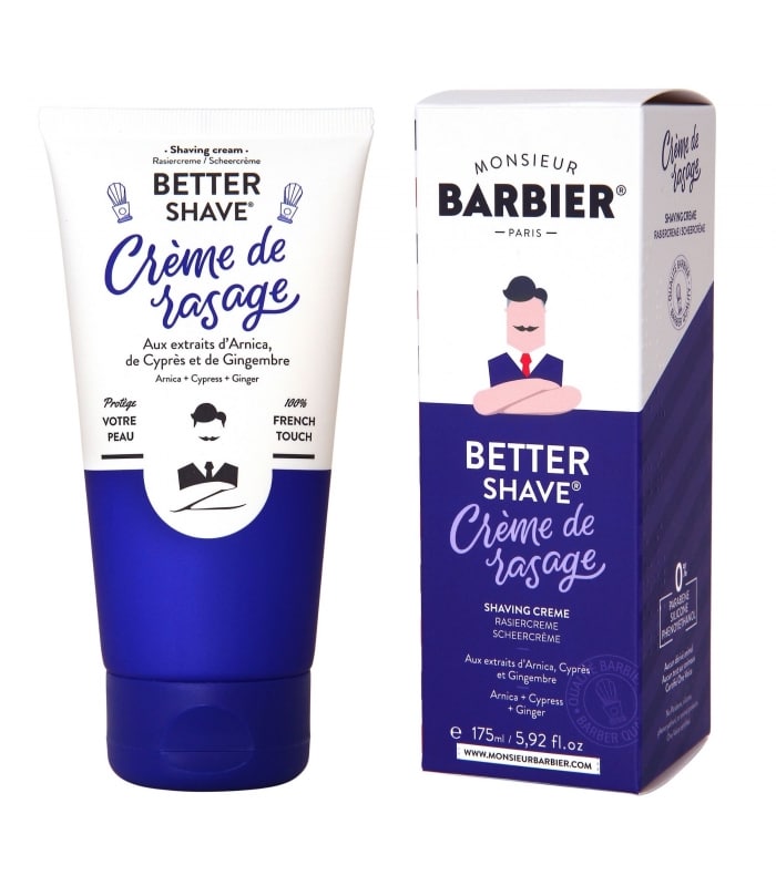 MONSIEUR BARBIER-BETTER-SHAVE-Crème de Rasage Protectrice Anti-Irritations