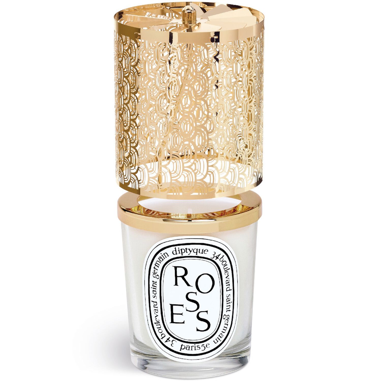 Diptyque Lanterne Pour Bougie Dorée