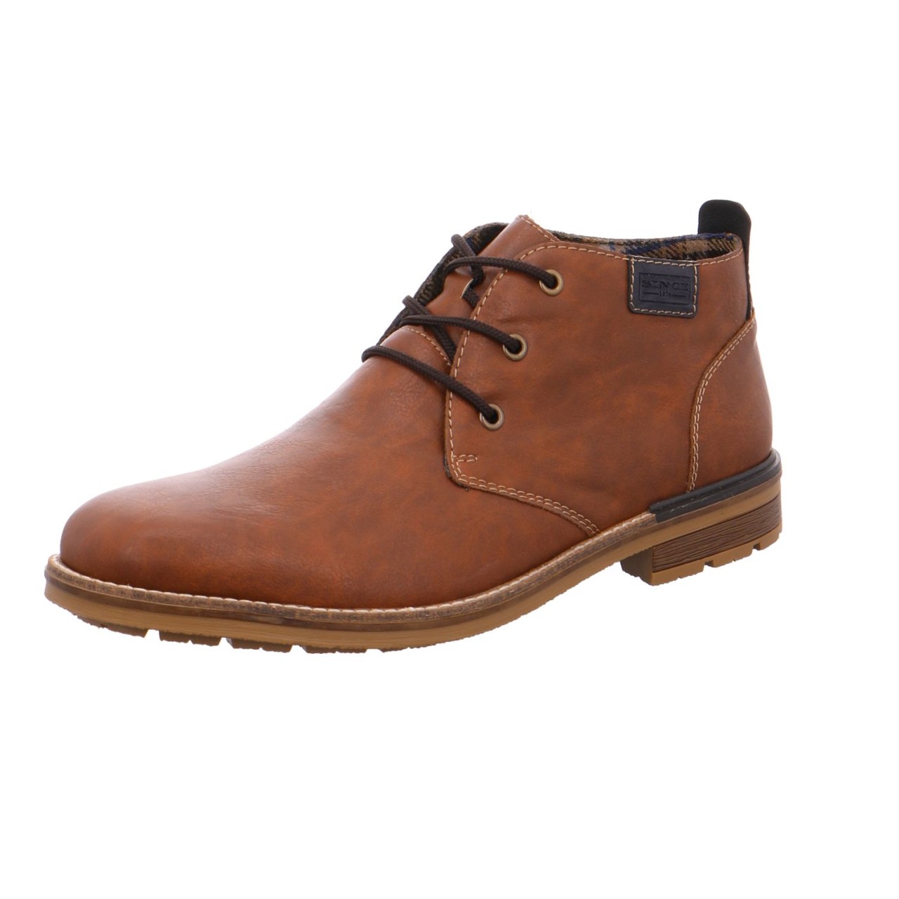 RIEKER Schnür-Stiefeletten beige