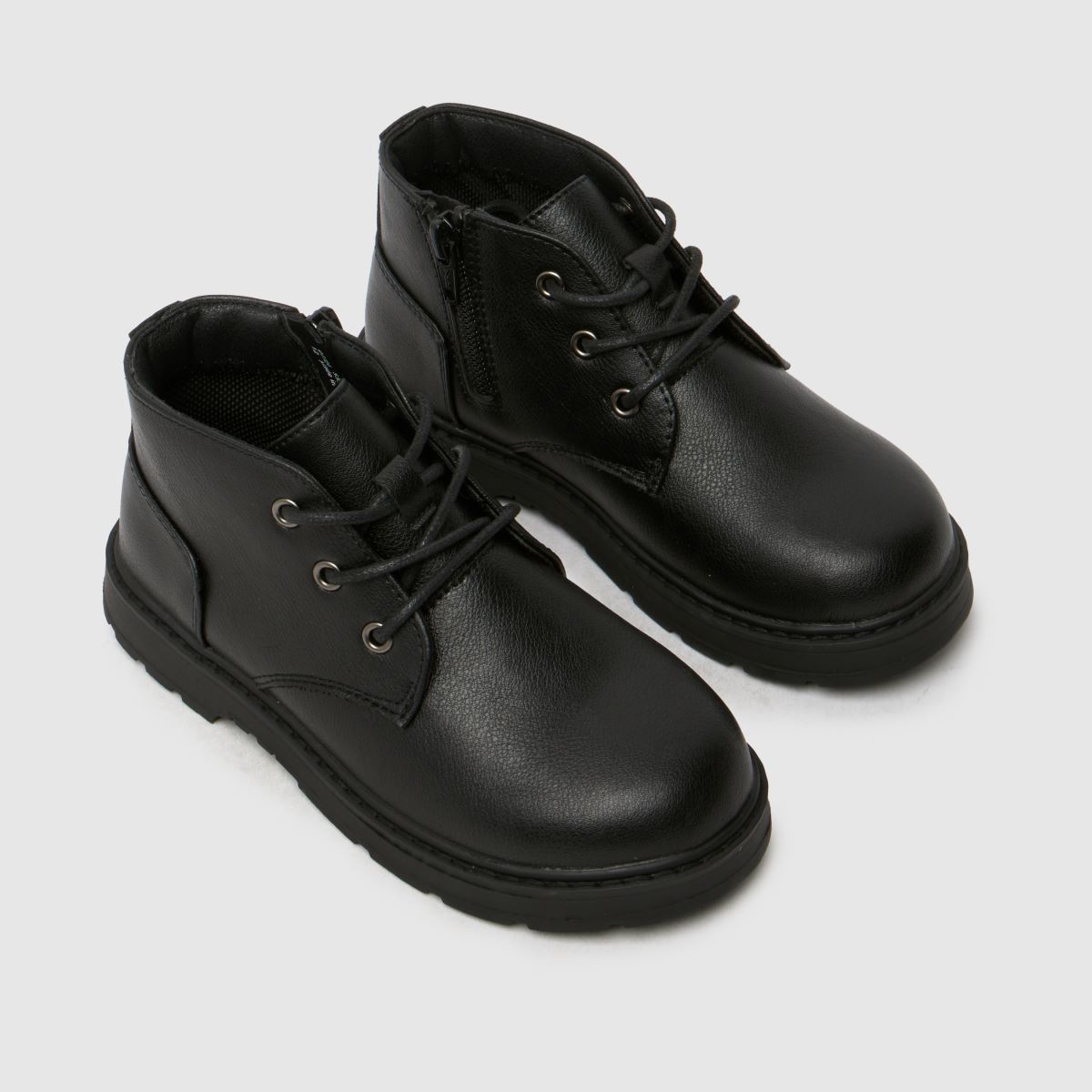 Schuh svarta Colton mini chukka pojkar junior stövlar