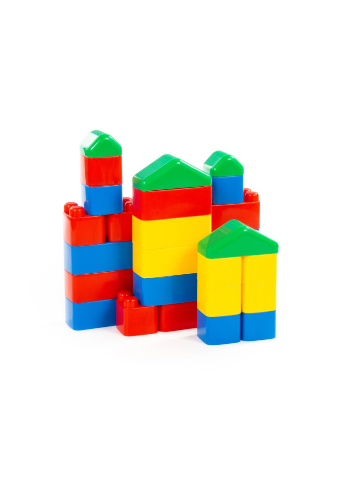 POLESIE Bausteine-Set 28 Teile 61782 in bunt günstig kaufen onesize