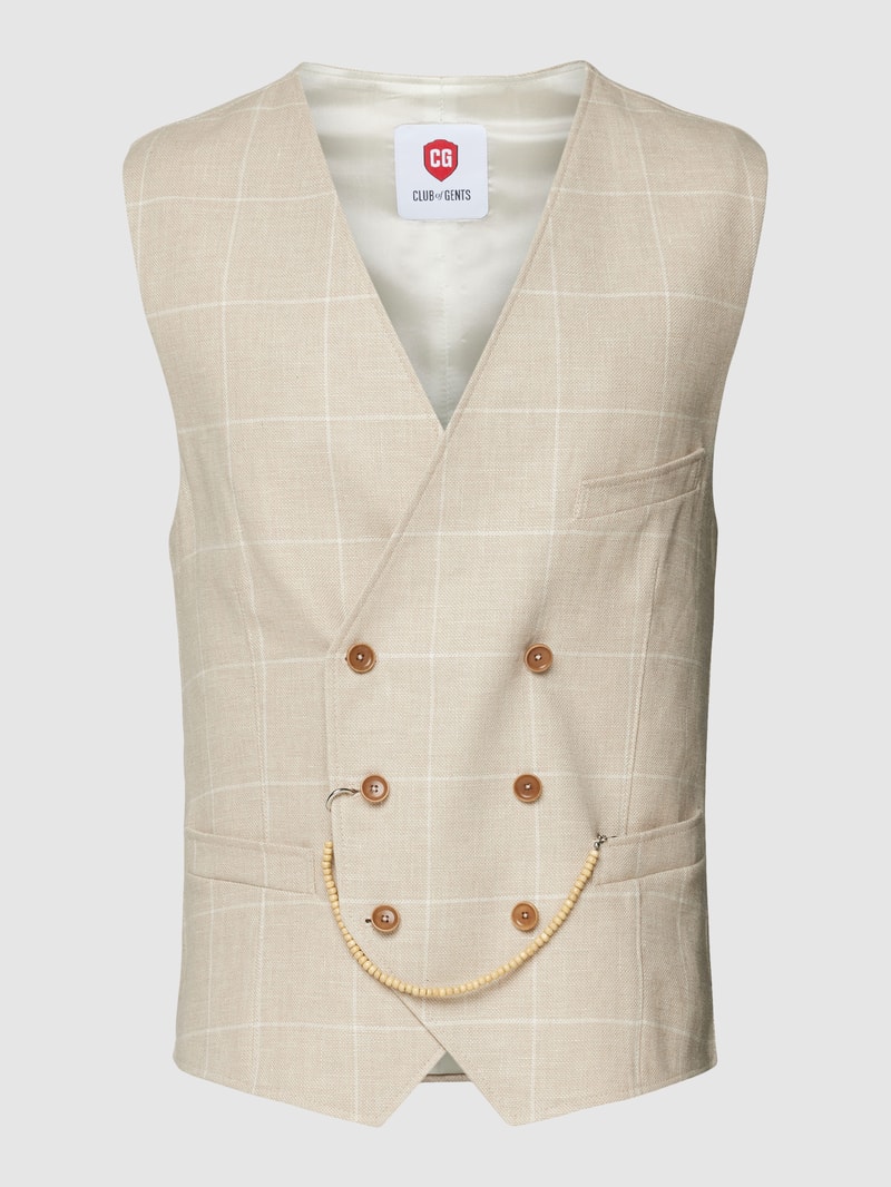 Blazer mit Strukturmuster Modell 'Perry' in sand