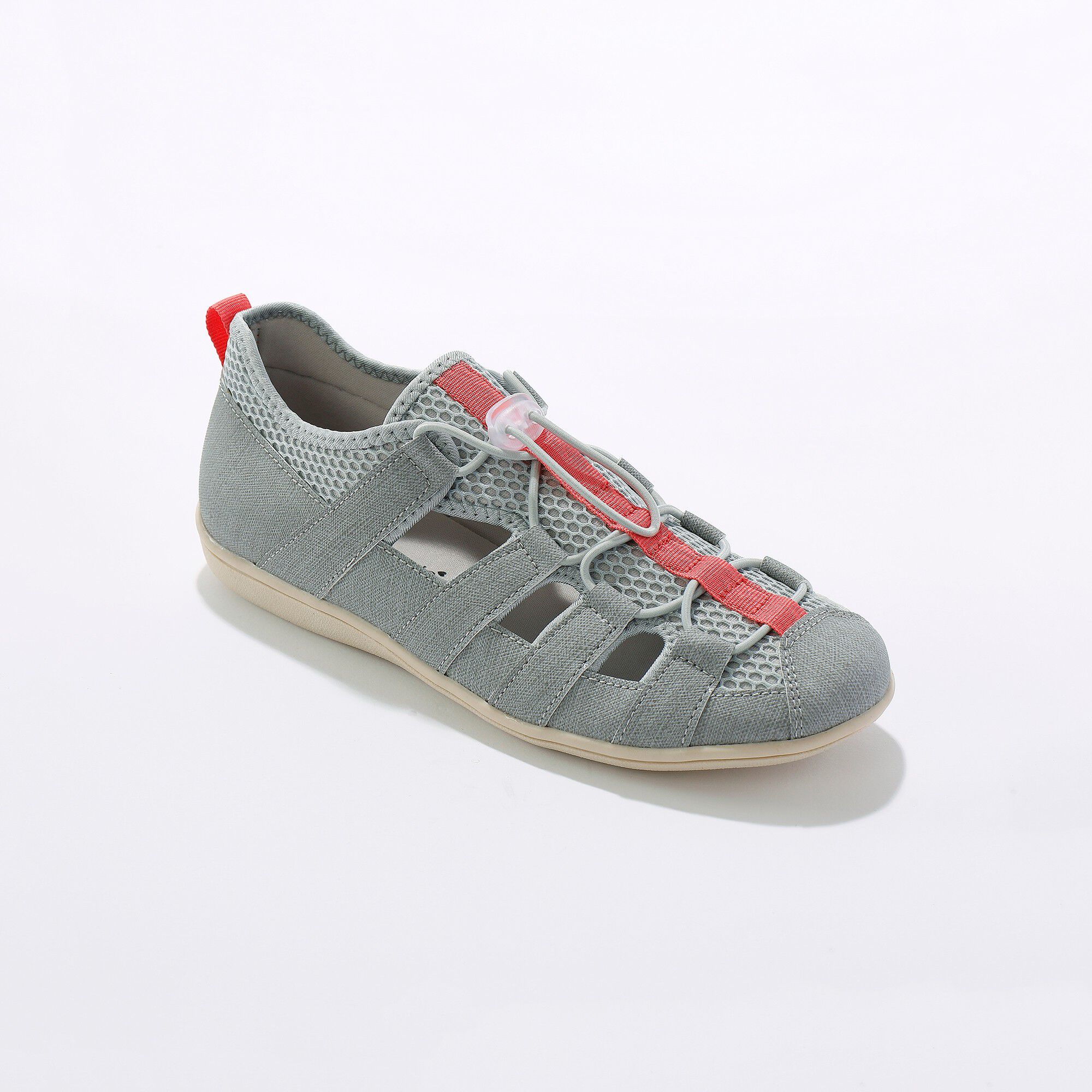 Sneakers ajourées à lacets élastiqués