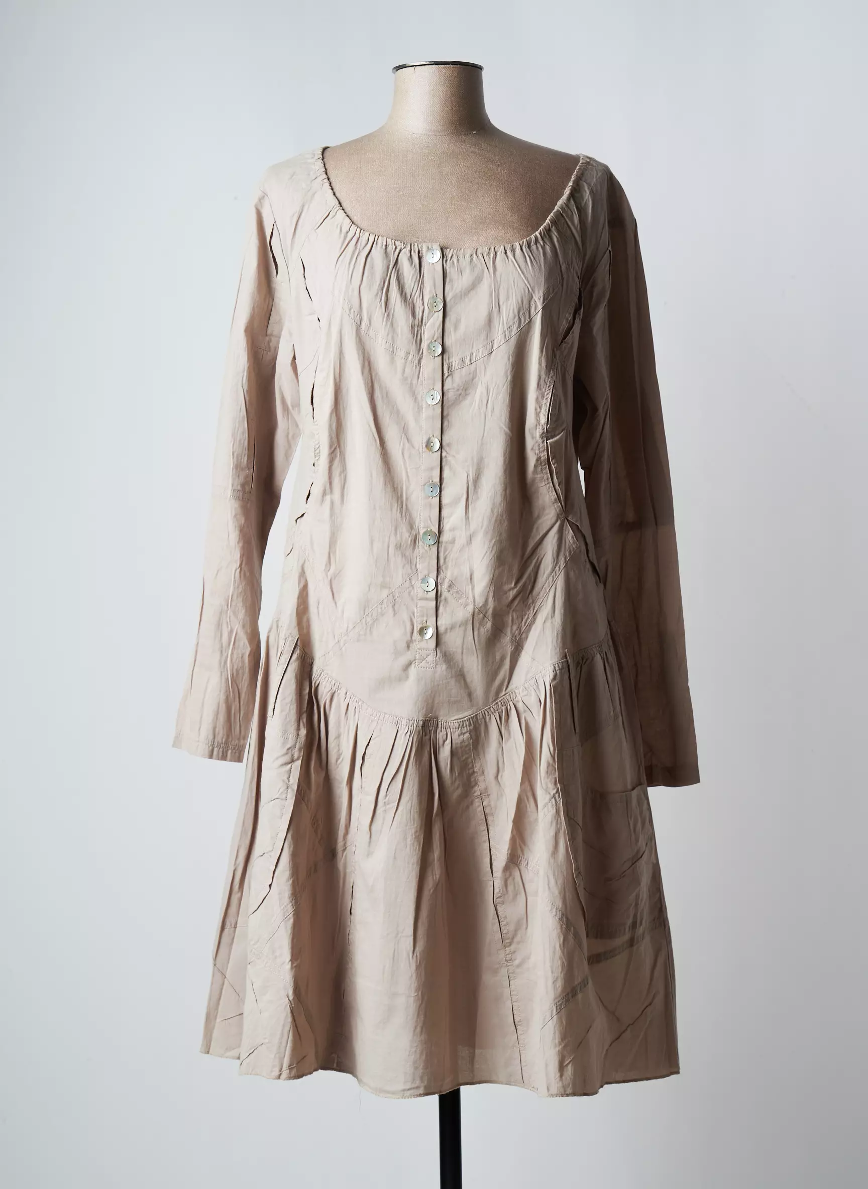 Akela Key Robes Mi Longues Femme couleur gris