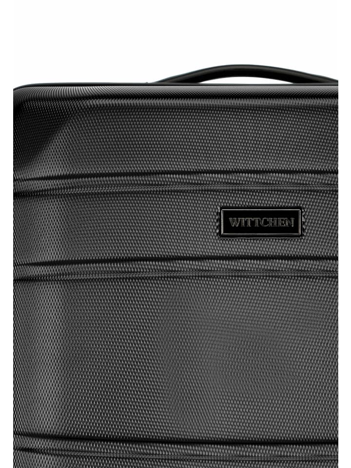 Wittchen 4tlg. Koffer Set Globe line Collection in Black günstig kaufen onesize