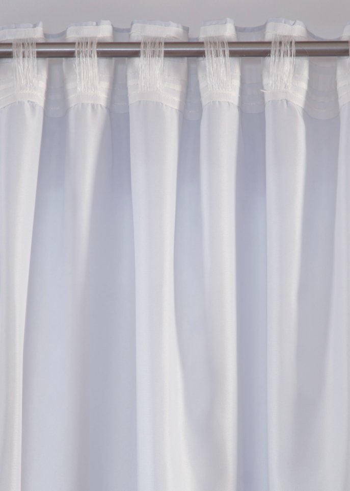 Vorhang mit recycelter Polyester mit winterlichem Druck (1er Pack)