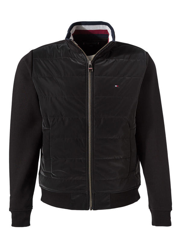 Tommy Hilfiger, Sweatjacke, Baumwolle, schwarz