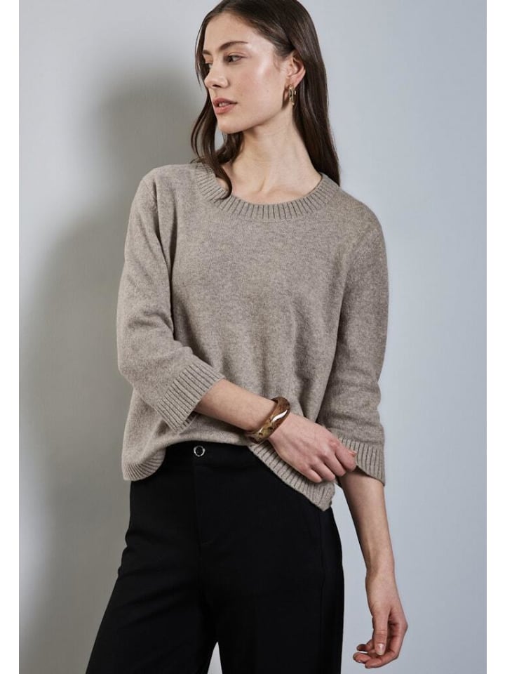 Street One Pullover in breezy beige mel. günstig kaufen