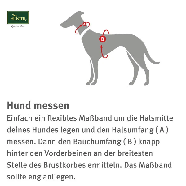 Hunter Geschirr Neopren schwarz/grau günstig kaufen bei ZooRoyal