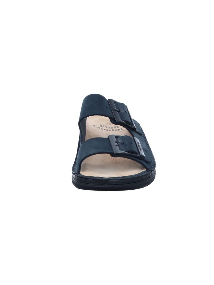 Finn Comfort Pantolette in blau günstig kaufen