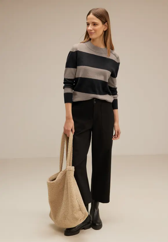 Street One Pullover mit Blockstreifen