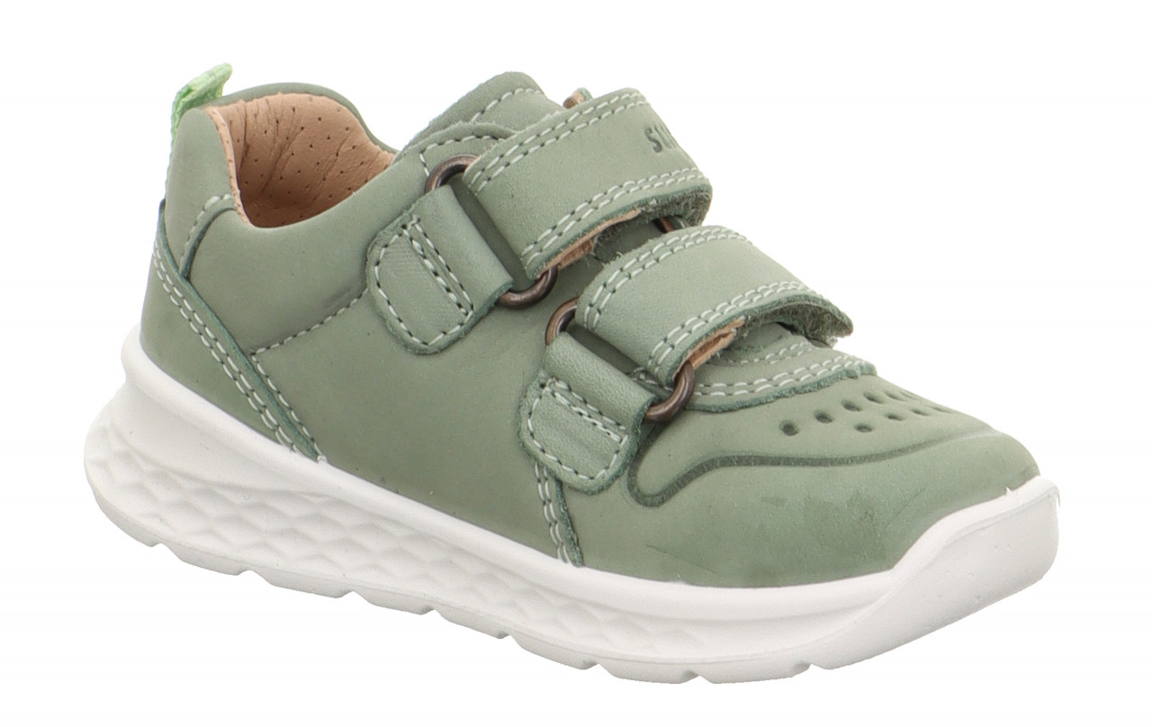 BREEZE - Hellgrün Sneaker low mit Klettverschluss