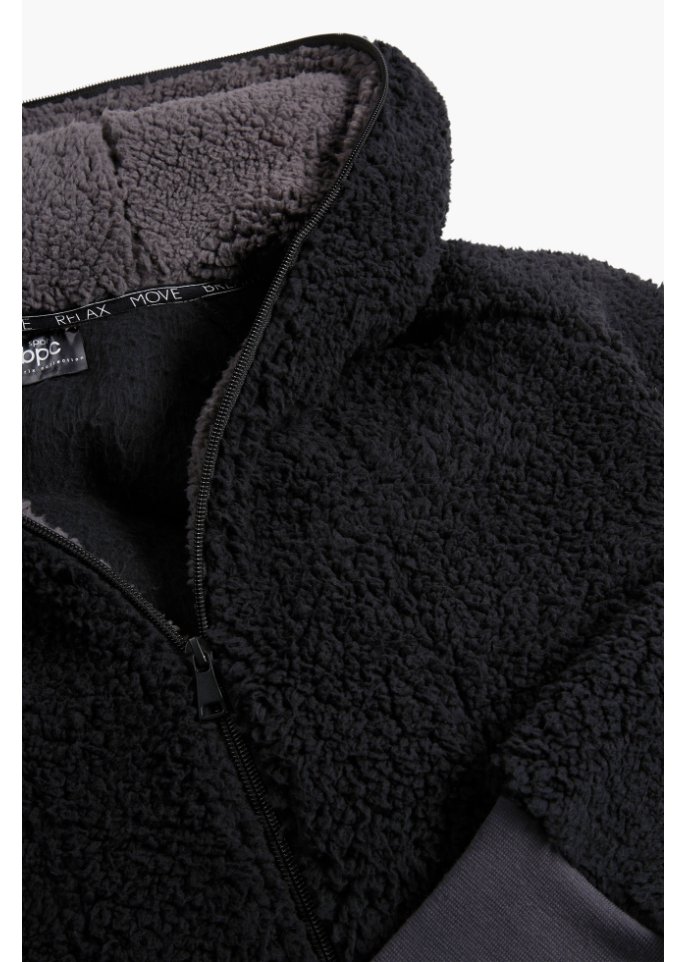 Teddy-Fleece Jacke, Oversized