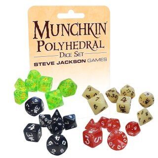 Munchkin Dice Set Tan/Brown (7)