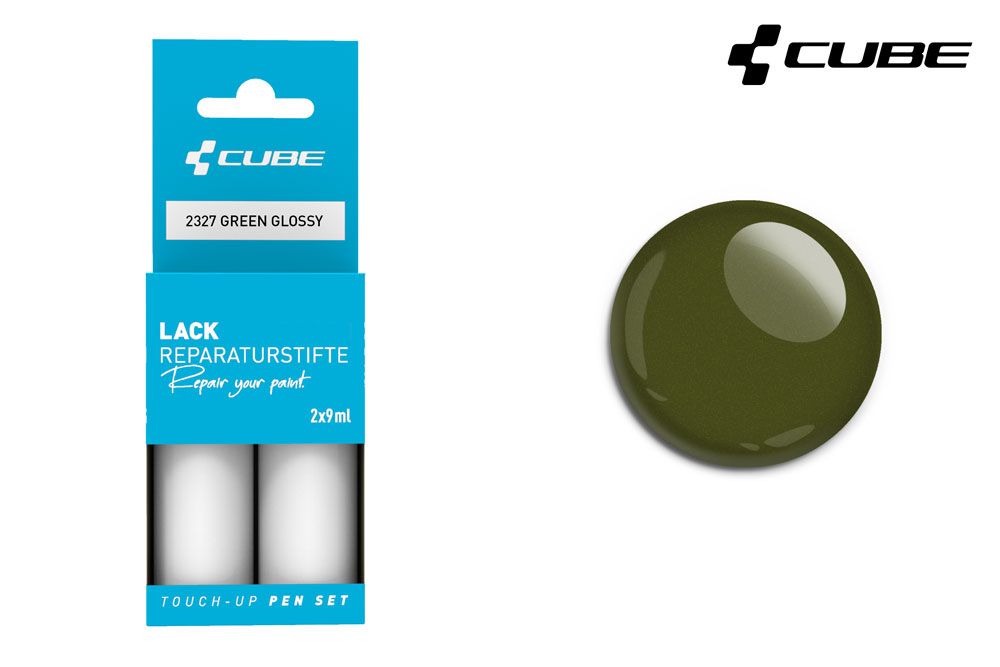 Cube Lackreparaturstift Set GREEN glossy kaufen | Bike-Discount