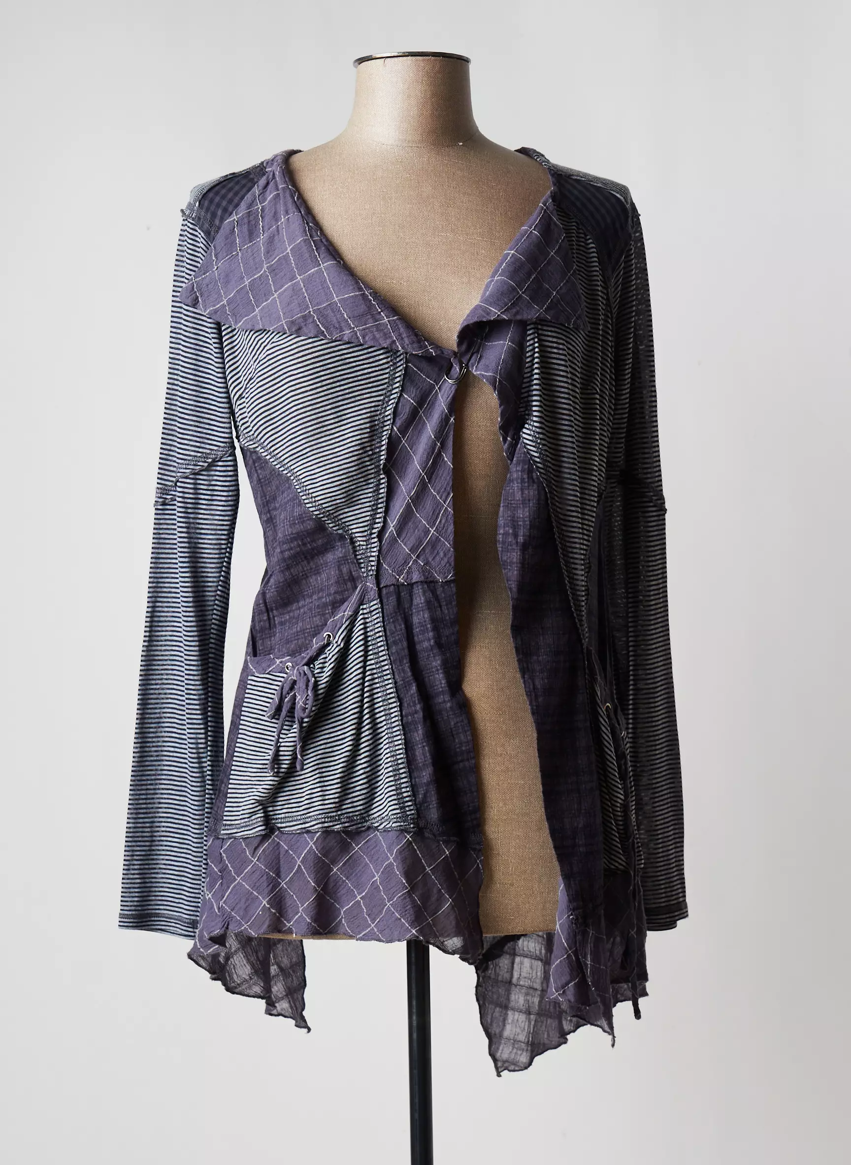 Akela Key Cardigans Femme couleur bleu