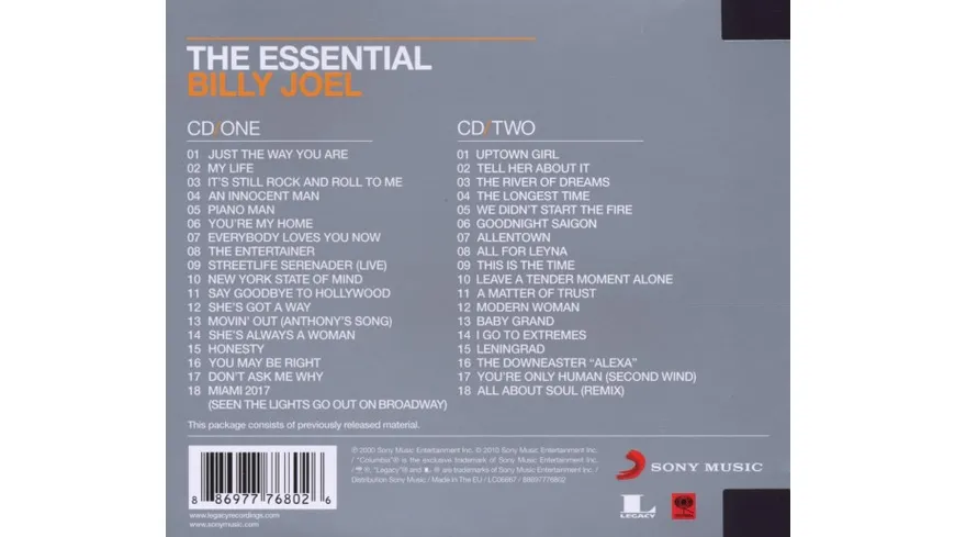 The Essential Billy Joel