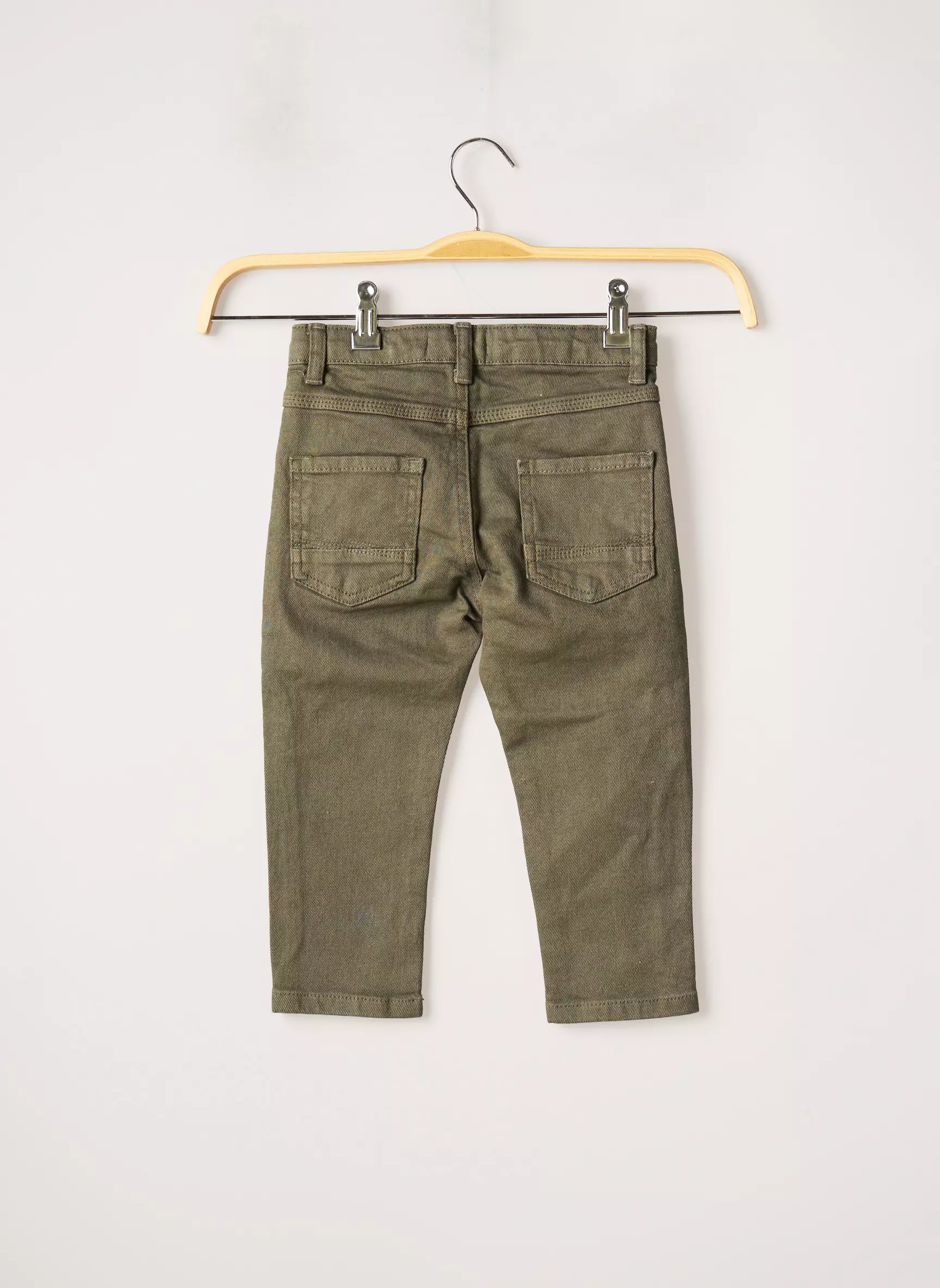 Unsea Jeans Coupe Slim Garcon couleur vert