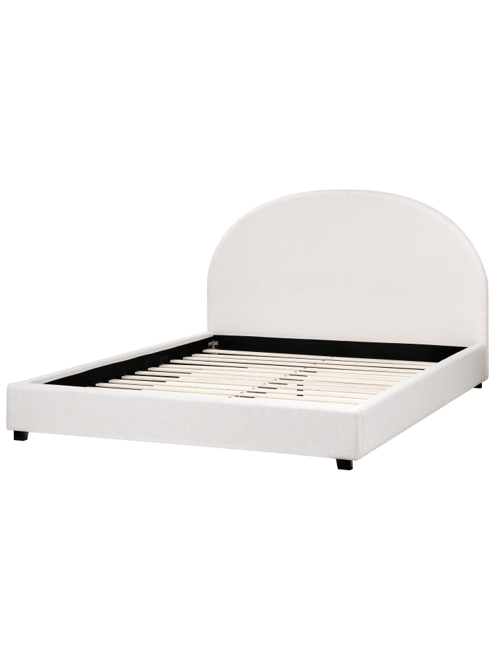 Beliani Doppelbett VAUCLUSE in Weiß - (W) 174 x (H) 112 x (L) 214 cm günstig kaufen onesize