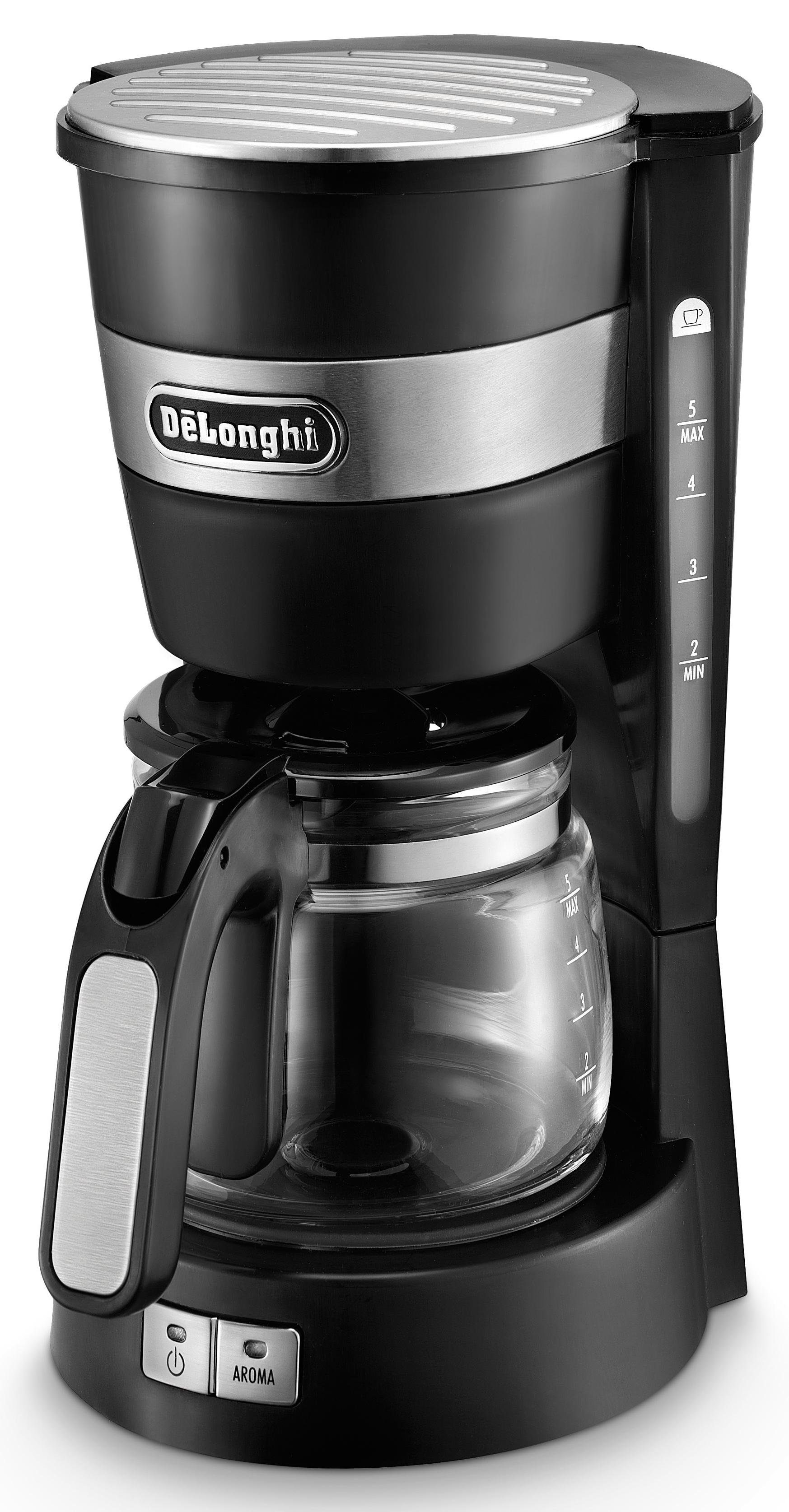 De'Longhi Filterkaffeemaschine ACTIVE LINE ICM14011.BK, 0,65l Kaffeekanne, Permanentfilter