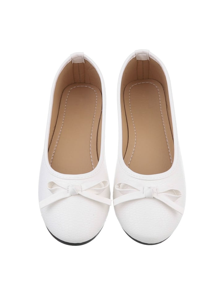Ital-Design Ballerina in Weiß günstig kaufen