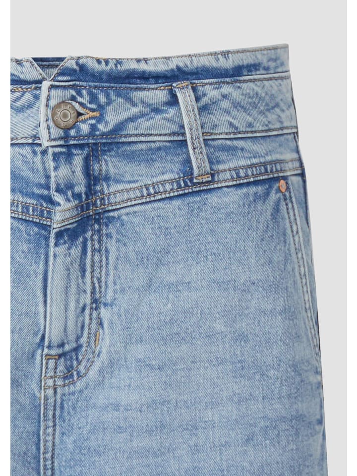 s.Oliver Jeans-Hose kurz in Blau günstig kaufen