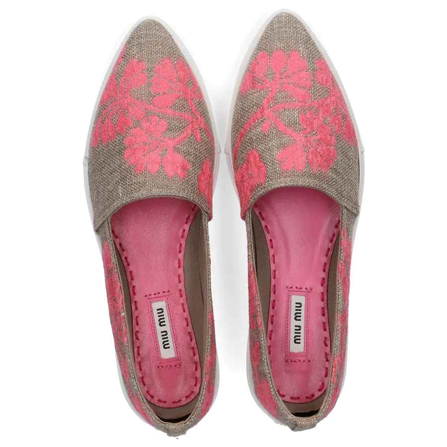 Miu Miu - Slipper Canvas - pink