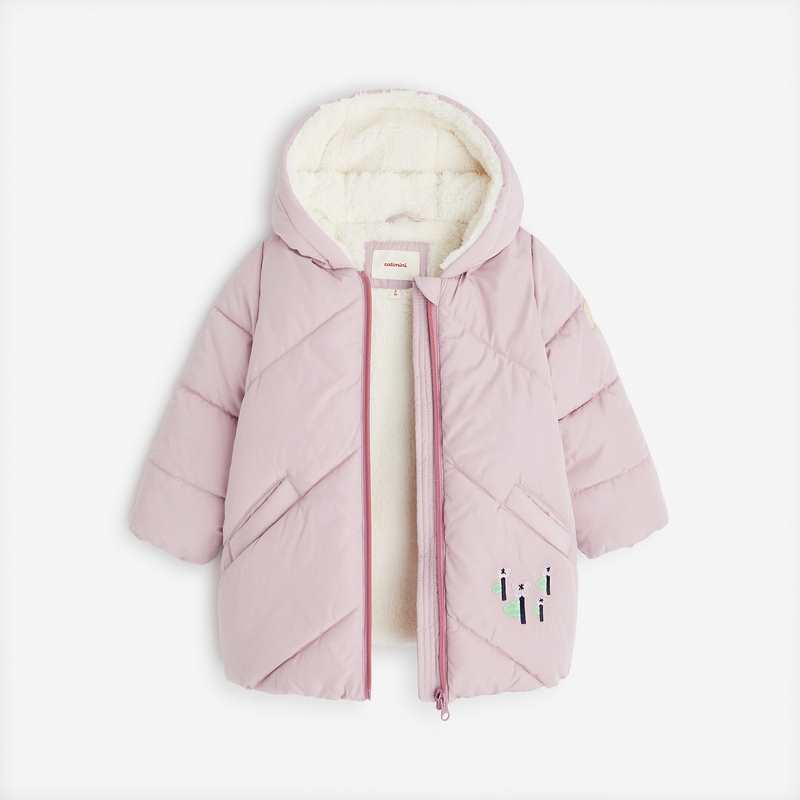 Parka bébé fille violette Catimini