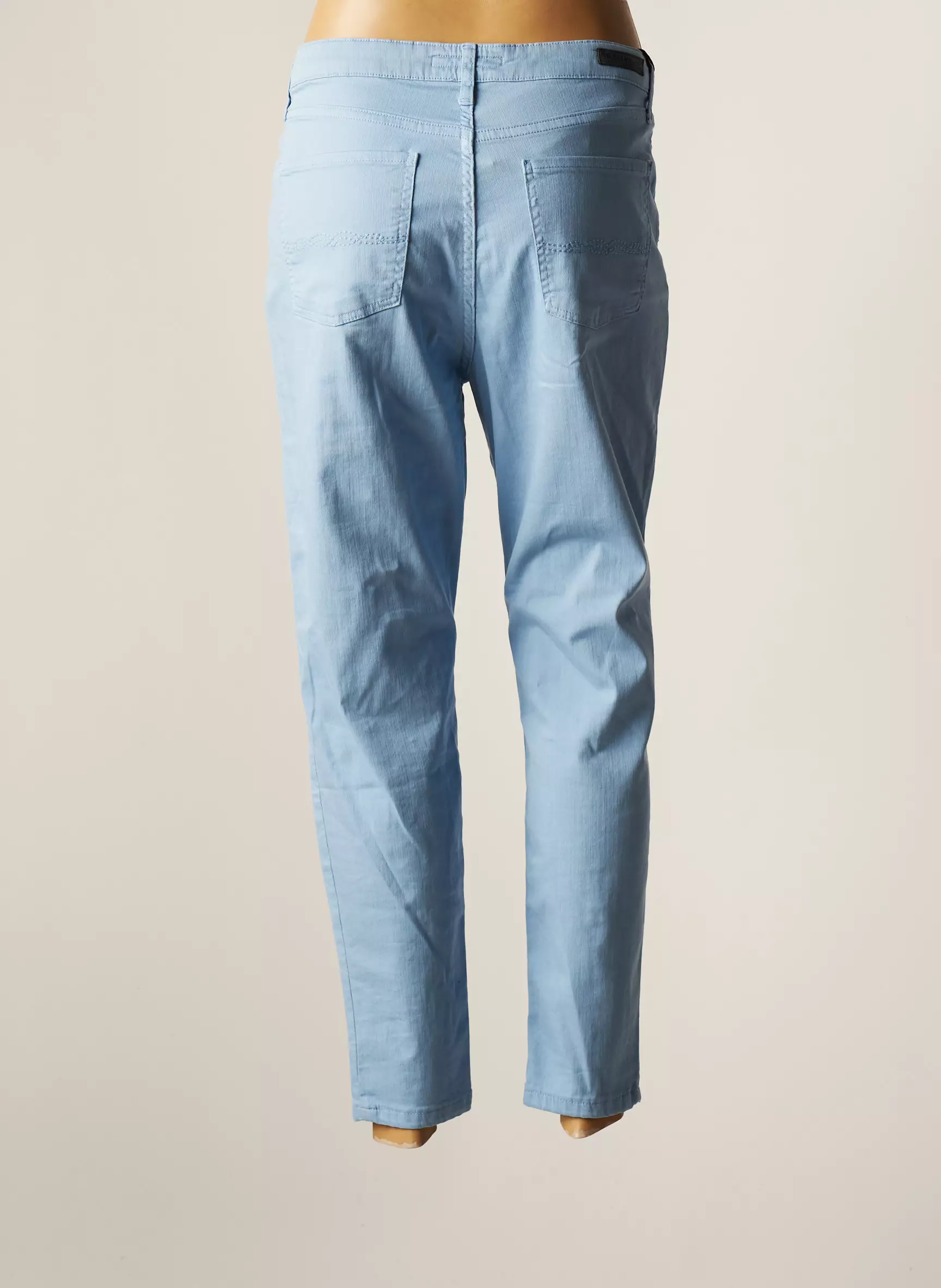 Lcdn Pantalons Slim Femme couleur bleu
