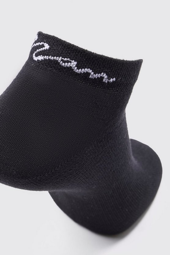 5er-Pack Man Signature Sneaker-Socken