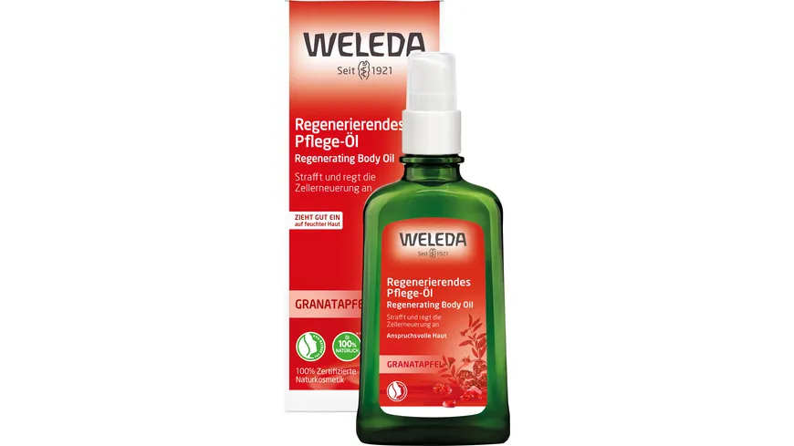 Weleda GRANATAPFEL Regenerierendes Pflege-Öl 100 ml