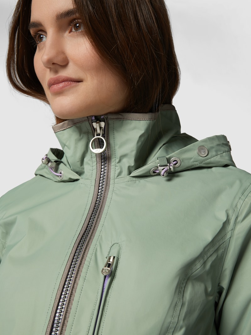Funktionsjacke mit Kapuze Modell 'Westside' in grün
