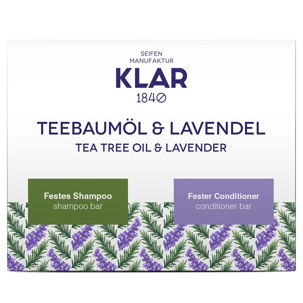 Klar's Set Teebaumöl & Lavendel 2x100 g