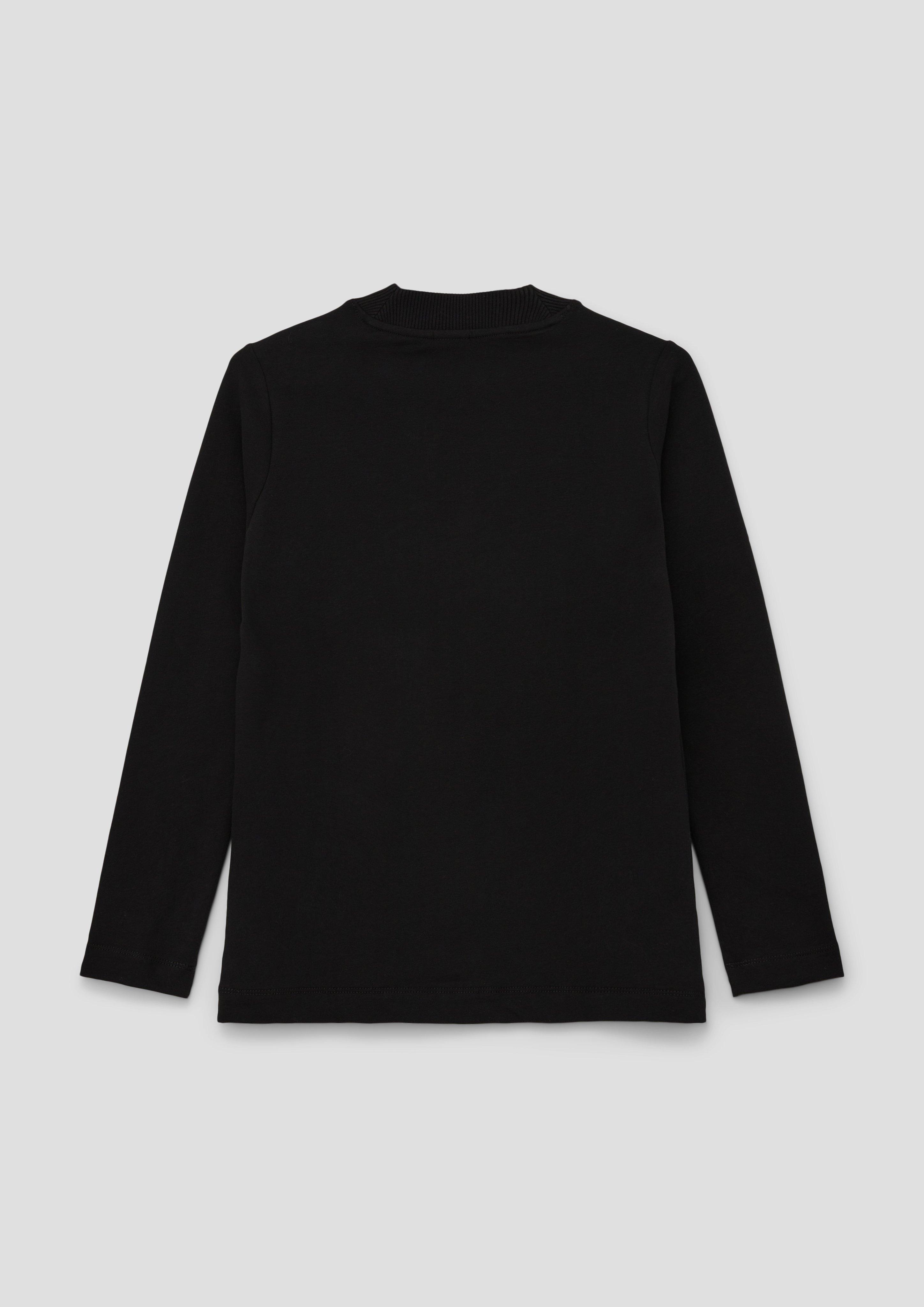 Longsleeve mit Rippblende  2137547-9999