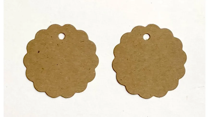 Geschenkanhänger natur oder weiss 24er-Set sortiert