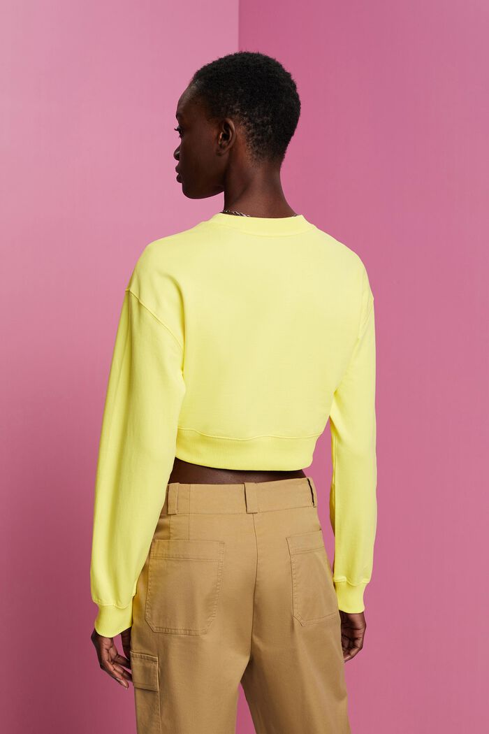 Verkürztes Sweatshirt mit Knotendetail