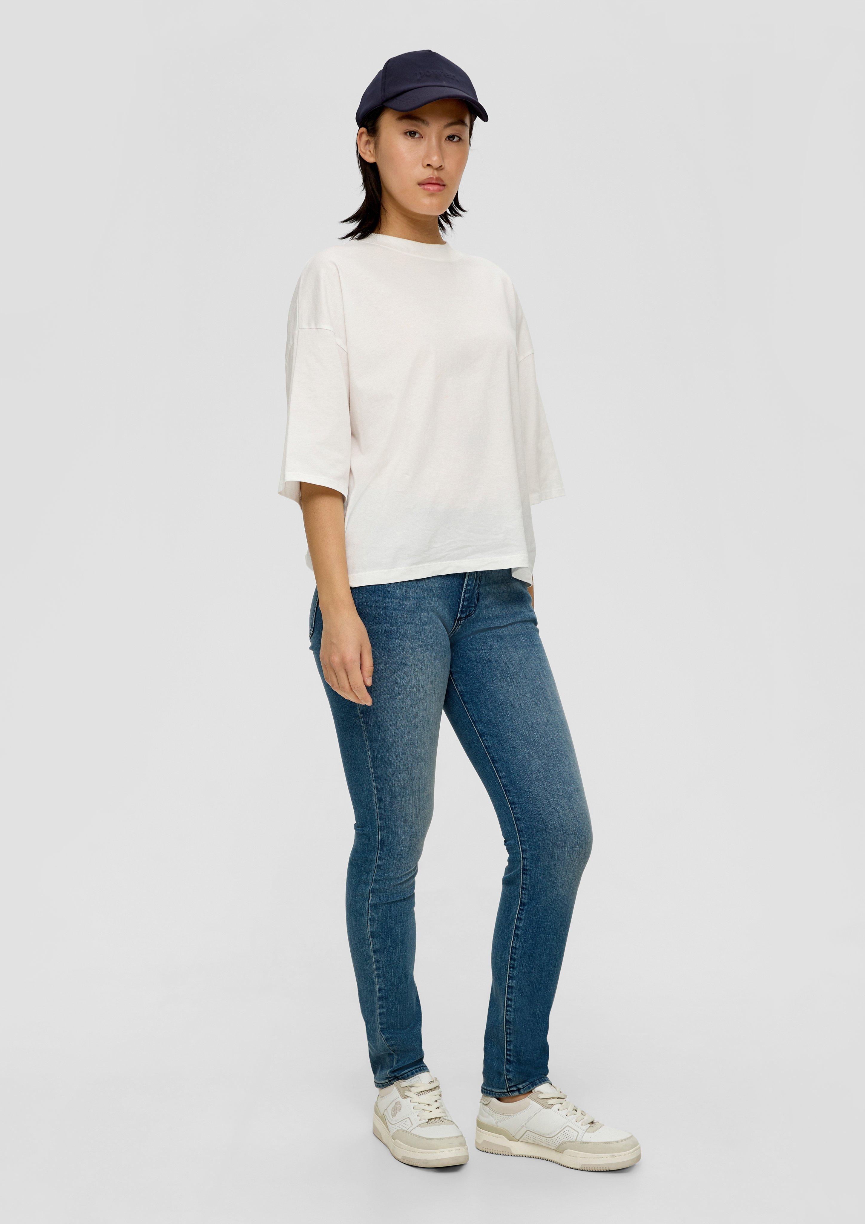 Jeans Betsy / Slim Fit / Mid Rise / Slim Leg / Baumwollstretch  2135805-54Z7