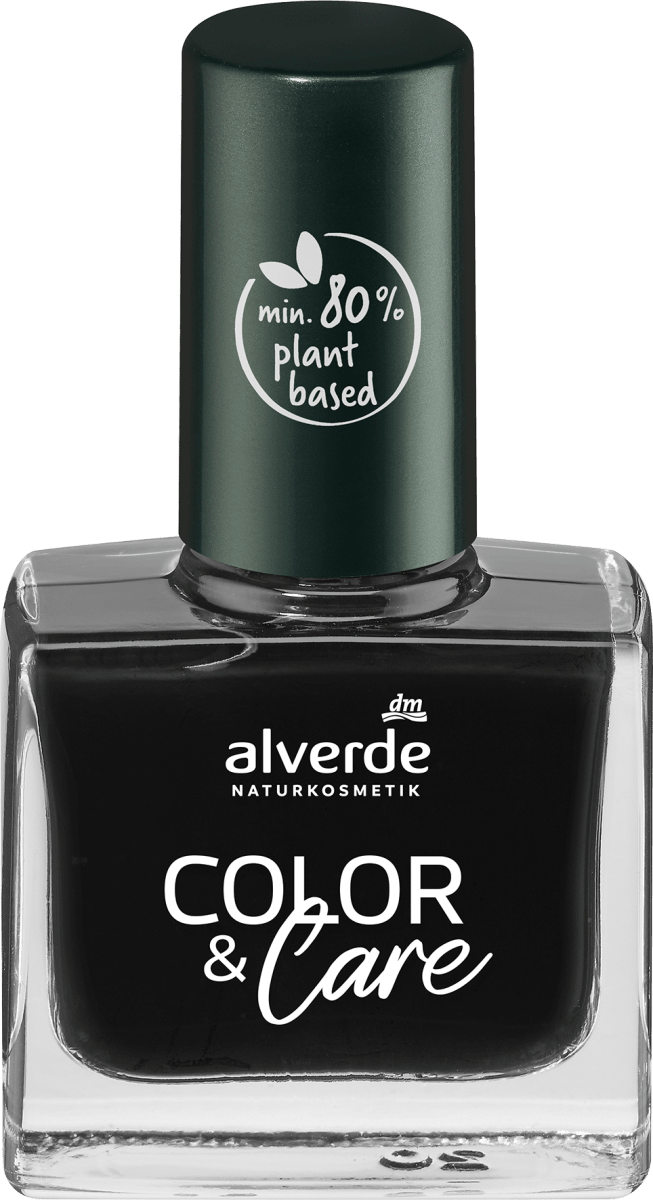 Nagellack Color & Care Nail Polish 130 Deep Black, 10 ml