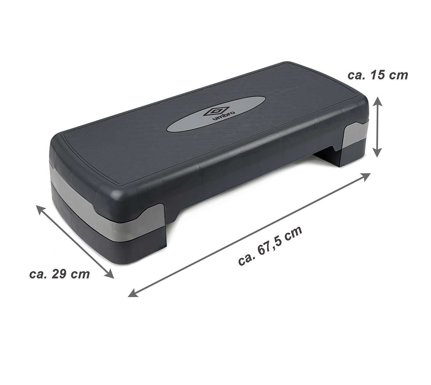 Umbro Stepper Aerobic-Stepper (höhenverstellbar), Heimtrainer Steppbrett
