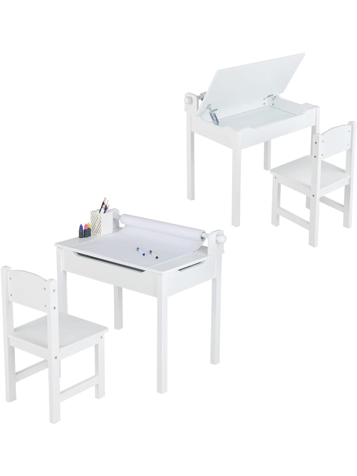 COSTWAY Schreibtisch Set ab 3 Jahren in Weiß günstig kaufen onesize