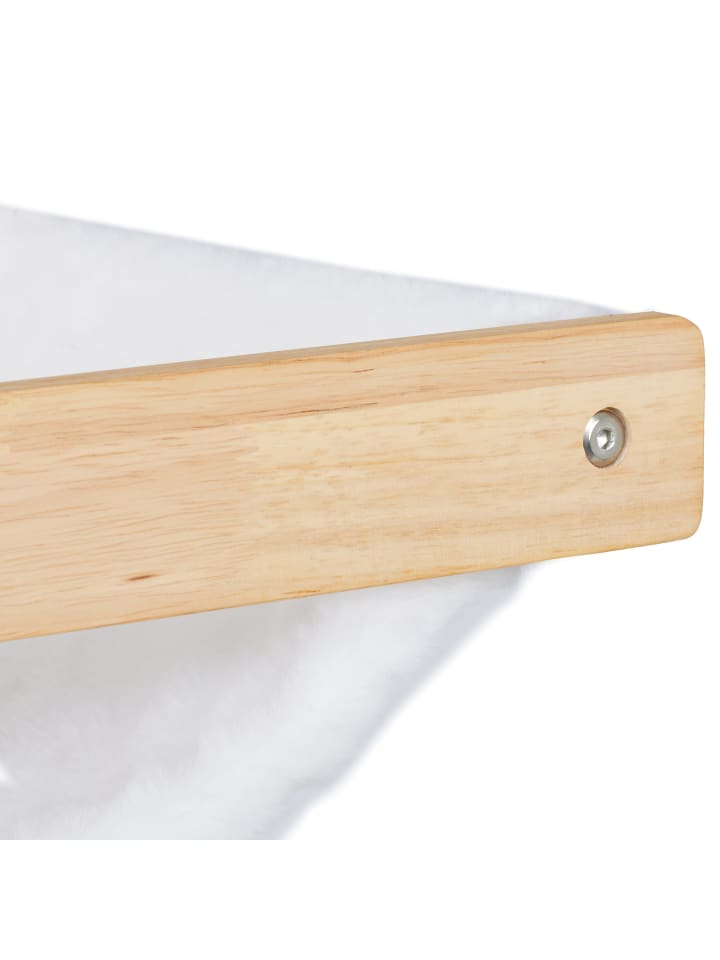 relaxdays Katzenhängematte in Weiß/ Natur günstig kaufen onesize
