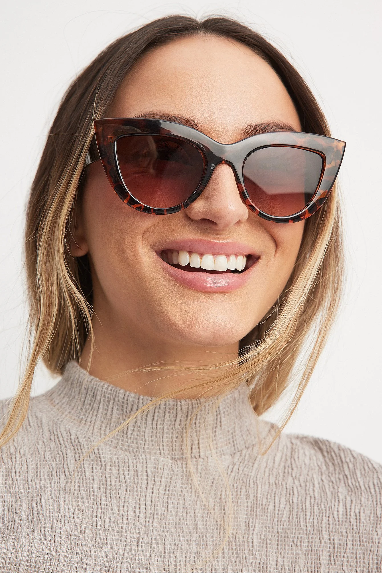 Cateye-Sonnenbrille Chunky Pointy