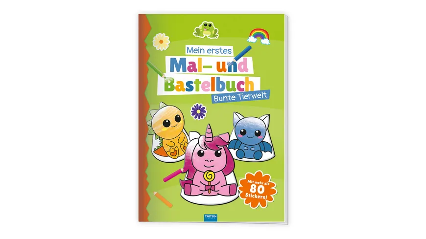Trötsch Malbuch Bastelbuch Mein erstes Mal- und Bastelbuch Bunte Tierwelt