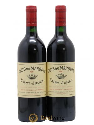 Clos du Marquis  1991 - Lot de 2 Bouteilles