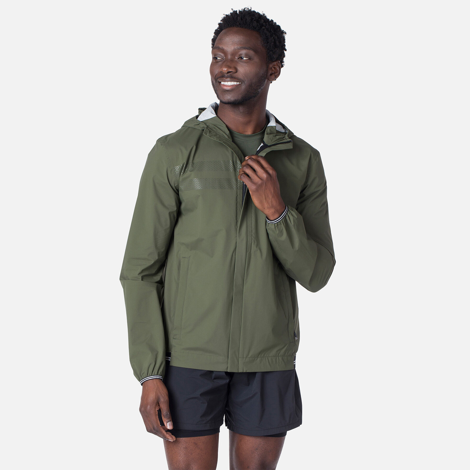 Veste imperméable et légère 2,5 couches pour homme