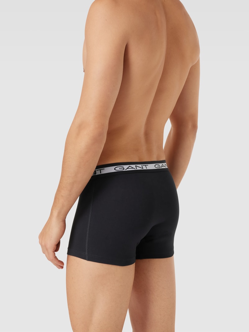 Trunk mit elastischem Logo-Bund im 5er-Pack Modell 'Basic Trunk' in schwarz