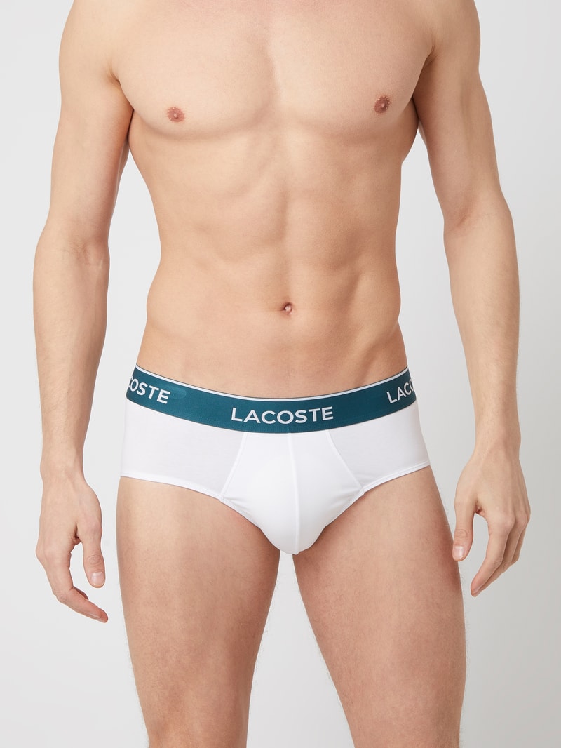 Slip mit Stretch-Anteil im 3er-Pack in weiß