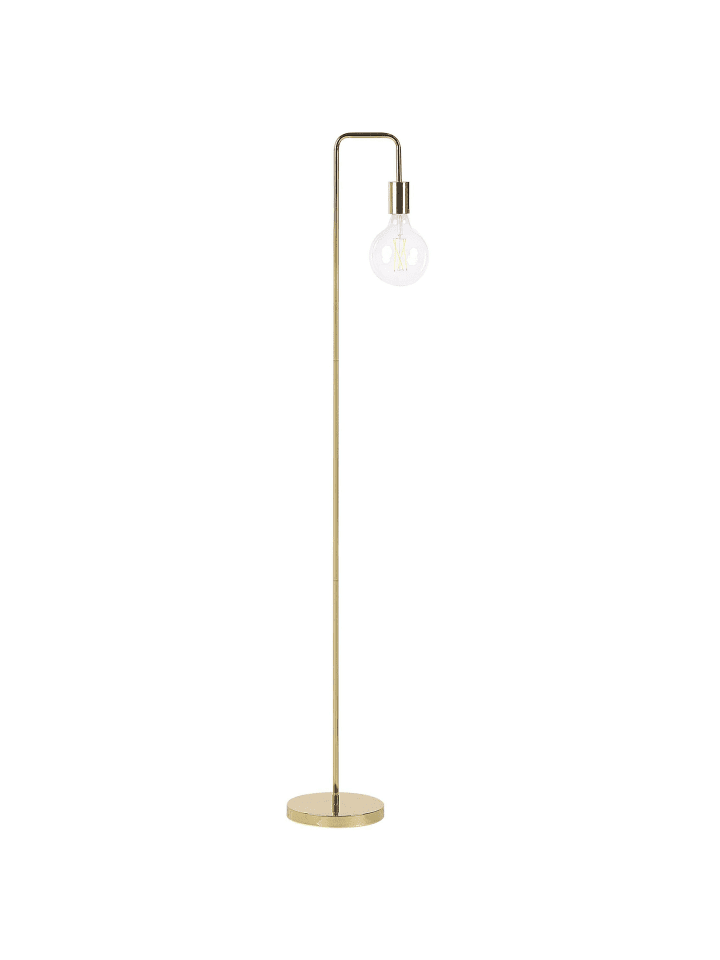 Beliani Stehleuchten SAVENA in Gold - (W) 20 x (H) 140 x (L) 14 cm günstig kaufen onesize