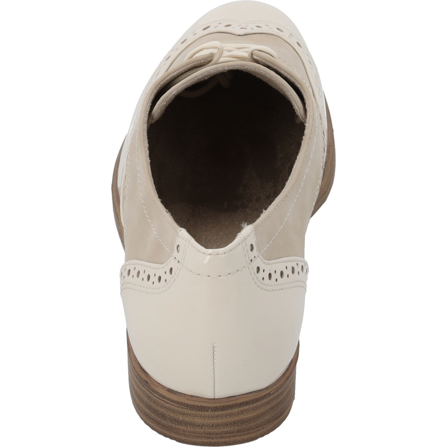 Jana Shoes 23260, Schnürschuhe, Damen, Beige
